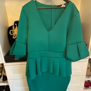 Green Scuba Dress